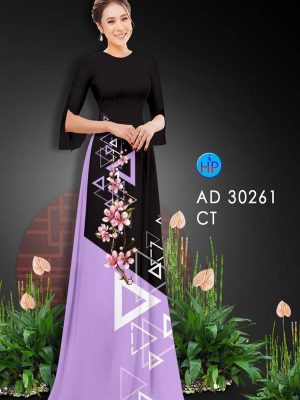 Vải Áo Dài Hoa Đào AD 30261 27